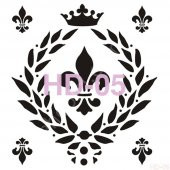 HD05 Cadence Home Dekor Stencil 45x45 - 1