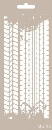 Cadence MU18 Mix Media Stencil - 2