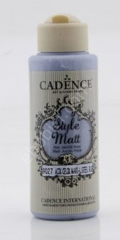 Cadence Style Matt Akrilik Boya S9027 Açık Çelik Mavi 120ml - 1