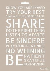 AS568 - Cadence A4 Stencil thumbnail 1