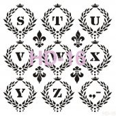 HD16 Cadence Home Dekor Stencil 45x45 thumbnail 2