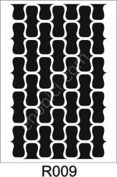 Ardışık Desen Stencil Şablon (21x30) R-009 - 1