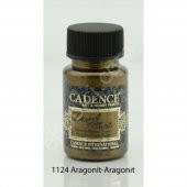Cadence Dora Metalik Kumaş Boyası 1124 Aragonit 50ml - 1