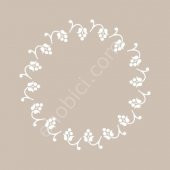 YB27 22x22 Cadence Yuvarlak Seri Stencil - 2