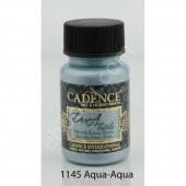 Cadence Dora Metalik Kumaş Boyası 1145 Aqua 50ml - 1