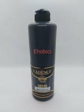Cadence Akrilik Boya 500ML 0002 Siyah Ahşap Boyası - 1