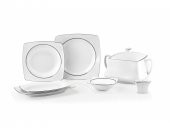 Taç Classy Platin 60 Parça Porselen Yemek Takımı - 1