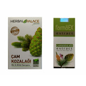 Herbal Palace Çam Kozalağı Macunu + Farmaex Çam Kozalağı Özü İkili avantajlı Kış Seti - 1