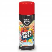 Dekor Efektli Akrilik Sprey Boya Kırmızı 400 ml - 1