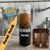 Sprey Parlak Vernik Ahşap Metal Tüm Yüzeyler İçin 400 ml İç Dış Mekan Koruma Katmanı Akrilik Esaslı thumbnail 1