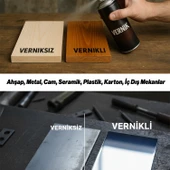 Sprey Parlak Vernik Ahşap Metal Tüm Yüzeyler İçin 400 ml İç Dış Mekan Koruma Katmanı Akrilik Esaslı thumbnail 5