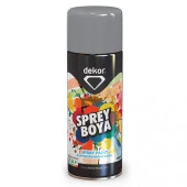 Dekor Efektli Akrilik Sprey Boya Gümüş Gri 400 ml - 2