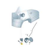 VW Polo 2010-14 Yakıt Depo Kapağı Merkezi Kilitleme Motoru 6R0810773F - 6