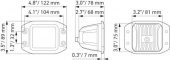Hella Black Magic 4 Ledli 3000 lm 40w Gömme Led - 6