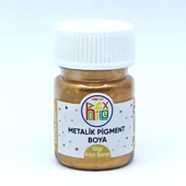 EPOKSİ REÇİNE METALİK SEDEFLİ PİGMENT TOZ BOYA ALTIN SARISI 10 GR - 1