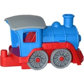 LC Tren Lokomotif Kırmızı-Mavi Lisanslı Ürün thumbnail 2