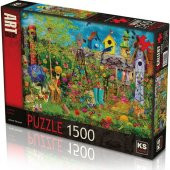 KS Games 1500 Parça Puzzle Summer Garden Lisanslı Ürün - 1