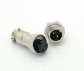 M12 2 Pin Konnektör Erkek+Dişi - 1