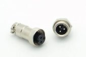 M12 3 Pin Konnektör Erkek+Dişi - 1