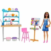 Barbie Welness Işıltı Dolu Sanat Atölyesi HCM85 Lisanslı Ürün thumbnail 1