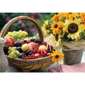 KS Games Puzzle 1000 Parça Fruıt And Sunflower Puzzle Lisanslı Ürün - 2
