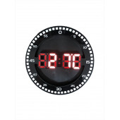Enarose 3D Led Dijital (Saat - Takvim ve Sıcaklık) Elektrikli İthal Duvar ve Masa Saati Kırmızı - 3
