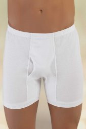Şahinler Penye Erkek Arjantin Boxer Beyaz S Beden E007 - 1
