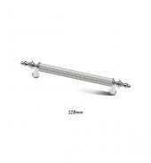 Asos Krom Lüks Mobilya Dolap Çekmece Kulp 128mm - 1