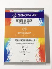 Cenova Art Profesyonel Yağlı Boya 24 Orange Yellow 37ml - 2