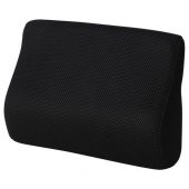 Sandalye Bel Yastığı 31x23 cm MeridyenDukkan Çalışma Alanı Aksesuar Siyah Renk - 1
