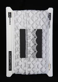 ALKA DANTEL MERSERİZE KOPANAKİ 10 METRE 4053 MERSERİZE WHİTE GREY - 1