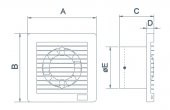 Elicent E-Style 100 Aksiyal Ultra İnce Fan - 3