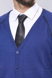 İndigo Pamuk Hırka - 2