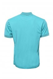 Polo Yaka Düz Yeşil T-shirt  Wessi - 2