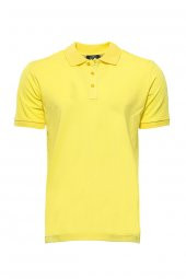Polo Yaka Oxford Sarı T-shirt  Wessi - 1
