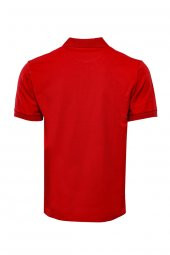 Polo Yaka Düz Kırmızı T-shirt  Wessi - 2