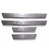 Hyundai Tucson Kapı Eşiği 4 Parça Krom 2015-2018 - 1