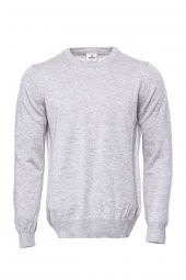 Bej Bisiklet Yaka Triko - 1