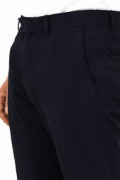 Desensiz Lacivert Erkek Kumaş Pantolon - 2