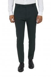 Desensiz Slim Fit Yeşil Erkek Pantolon - 2