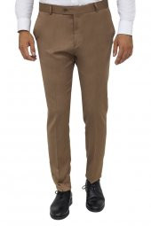 Slim Fit Taba Erkek Pantolon - 2
