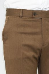 Slim Fit Taba Erkek Pantolon - 1