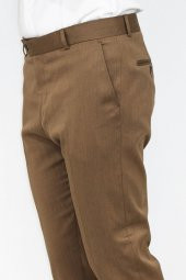 Slim Fit Taba Erkek Pantolon - 4
