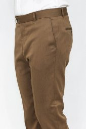 Slim Fit Taba Erkek Pantolon - 6