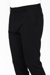 Slim Fit Siyah Erkek Pantolon - 3