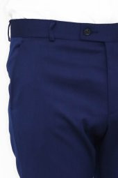 Slim Fit Koyu Mavi Erkek Pantolon - 1