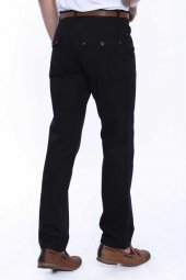 Cepli Süet Siyah Erkek Pantolon - 3