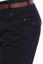 Cepli Süet Siyah Erkek Pantolon - 4