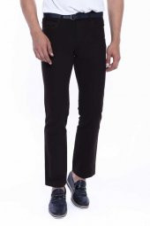 Cepli Süet Erkek Kahverengi Kot Pantolon - 5