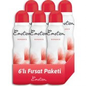 Emotion Romance Kadın Deodorant 6X150ml - 1